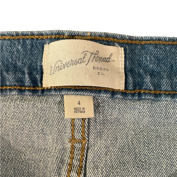Universal Thread High Waisted Jean Skirt NWT Size 4 - Picture 4 of 5